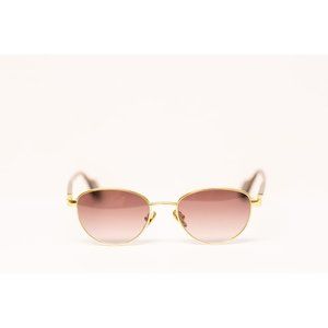 24k Gold Unisex Tortoise Aviator Sunglasses - Delixs Pytha DX004 03 VP07